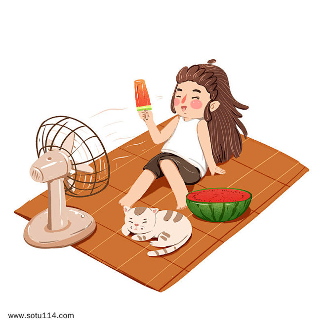 夏至大暑小暑夏天吃西瓜