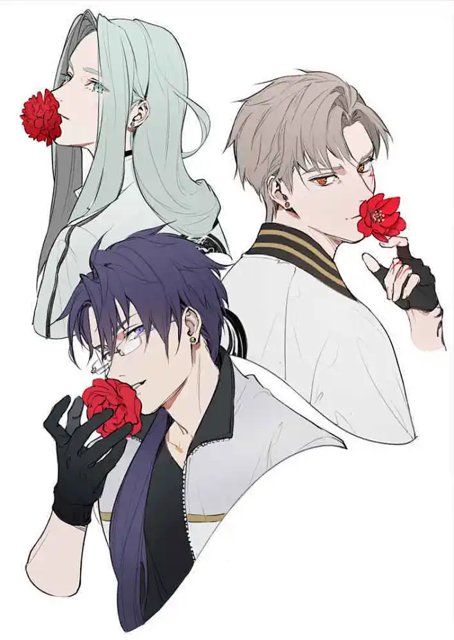 山鸟毛、日光一文字和姫鹤一文字的立绘原画师須田彩加老师(twi:@ayaka_s)-花瓣网