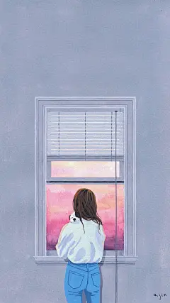 「卡通手机壁纸。少女原宿。插画设计。高清动漫。日系韩系。背景锁屏。搞怪欧美。平铺素材。」❤️