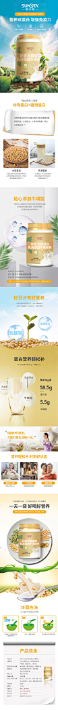 学版式！12张保健品主题的手机详情页设计