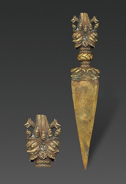 绘画素材金刚橛原来是古印度的一种兵器后来被密宗吸收为法器金刚橛又