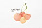 Chubby Fruits : digital color pencil#吃货# #美食插画#  #治愈系# #小清新#
