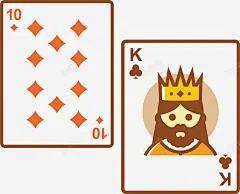 卡通扁平魔术扑克牌花K红10素高清素材 卡通扁平魔术扑克牌花K红10素材矢量图片免费下载 娱乐 手绘 扑克 扑克牌 斗地主 牌 纸牌 花K红10 西方 设计 赌博 元素 免抠png 设计图片 免费下载 页面网页 平面电商 创意素材