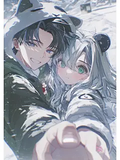 Midjourney灵感分享丨如果一起去爬雪山的话 - 小红书