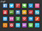 F赫 社交图标（Social icons） - ICONFANS|图标粉丝网|专业图标界面设计论坛,软件界面设计,图标制作下载,人机交互设计