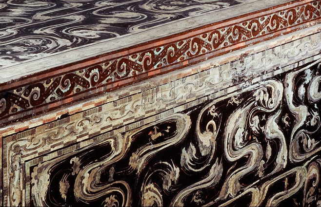 马王堆黑地彩绘棺