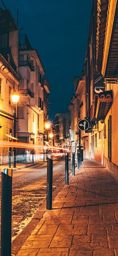 iPhone XS Max, iPhone XS, iPhone X, iPhone XR手机壁纸-城市夜景 - 全面屏18:9手机壁纸