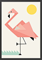 tangram flamingo - Google zoeken