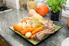 炖牛肉,野菜肉汤,法国,蔬菜,胡萝卜,水平画幅,传统,膳食,精制土豆,乡村风格