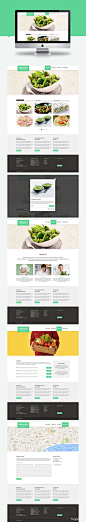 Restaurant Website美食网站界面设计