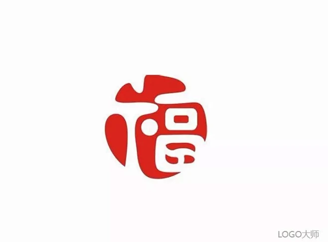 福字LOGO设计合集-花瓣网
