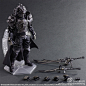 Play Arts 改 最终幻想Ⅻ Judge Magister Gabranth，2016年09月发售，售价12,800円，全高约28cm。继Fran和Balthier之后，Gabranth登场啦！#AC新品速递# #手办种草#