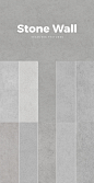 灰白色无缝石材墙面纹理 Seamless Stone Wall Textures – 设计小咖