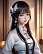【AI绘画】2.5D古风绘画分享！