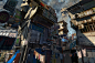 MUTE | BERLIN 2052 , Paul Chadeisson : Matte painting & concept art made with the Senate VFX for Mute Duncan Jones's movie, 
thx to Eder de Souza and Marty Waters for introducing me on the project!
First painting had 3D base for the bridge by my frien