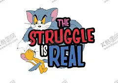 猫和老鼠 【酷图网】卡通,可爱,矢量印花,猫,老鼠,卡通设计,服装印花,动漫人物,动画人物,其他,