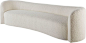 Wave Sofa by Thomas Pheasant - MCA2606S : Fully upholstered sofa with tight seat and back.