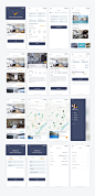 酒店预订app ui .xd素材下载 - 豆皮儿
