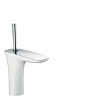 PuraVida Washbasin mixers: 白色/镀铬, 货号 15070400 : 单把手面盆龙头110带按压落水. ComfortZone 舒适空间 110; 出水嘴长 113 mm; 透明单股出水模式; 流量: 5 l/min ; 可调角度水波器; 按压落水套件G 1 ¼;  现在看