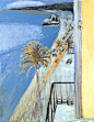《尼斯海湾》马蒂斯 1918年，90*71，布面油彩，私人藏