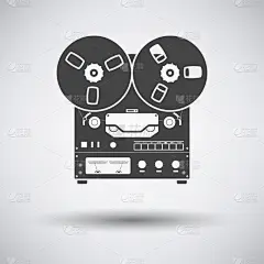 计算机图标,磁带录音机,线轴,传媒,技术,莫诺湖,电子行业,设备用品,品牌名称,复古