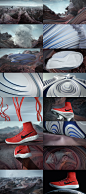 Nike Lunar Epic Flyknit : Rising from the surreal landscape of an incredible alien world, Nike’s reinvented running shoe, the Lunar Epic Flyknit, was a product launch of galactic proportions. The visuals for the launch were meant to further elevate the in
