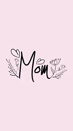 Cute Hand Painted Leaves Decorate Mother's Day Greeting nstagram Highlight 