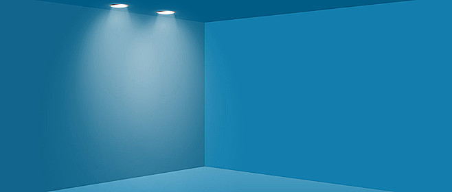 家居,立体房间,蓝色,灯光,射灯,简约,...