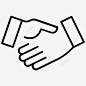 握手协议交易图标 免费下载 页面网页 平面电商 创意素材