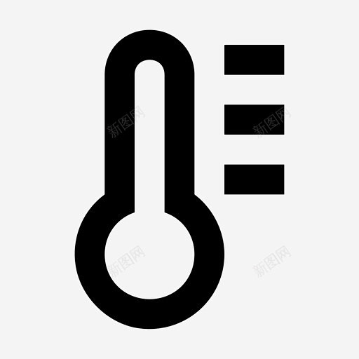 温度计度数数字温度计图标 icon 标识 标志 UI图标 设计图片 免费下载 页面网页 平面电商 创意素材