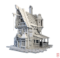 House, hota Aisa : Little house designed by Sean Andrew Murray. Modeled in 3Dsmax.