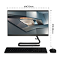 联想（Lenovo）AIO 520C 致美一体机台式电脑21.5英寸（J4005 4G 256G SSD WIFI 蓝牙 Win10  三年上门）黑