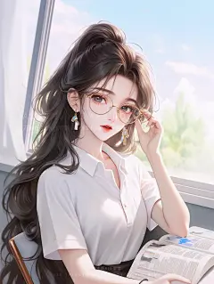 女生头像 | 校园 | 白色衬衫