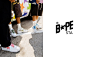 ABC CAMO BAPE STA™ : BAPE STA™ WHITE ABC CAMO A BATHING APE®は、1993年に原宿で誕生以来、現代のストリートファッションの先駆け的存在であり、1st CAMOをはじめとし、数々のアイコニックなデザインを生み出してきました。 BAPE®は今回、クラシックなホワイトレザーをベースに、STAロゴをお馴染みのABC CAMOで表現したBAPE STA™を発売します。カラーはグリーン、ブルー、ピンクの3色がローンチ。ラバー製のアウトソール、メタル製がラグジ