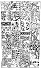 More doodle ideas - Zentangle  - doodle - doodling - black and white zentangle patterns. zentangle inspired - #zentangle #doodling #zentangle patterns