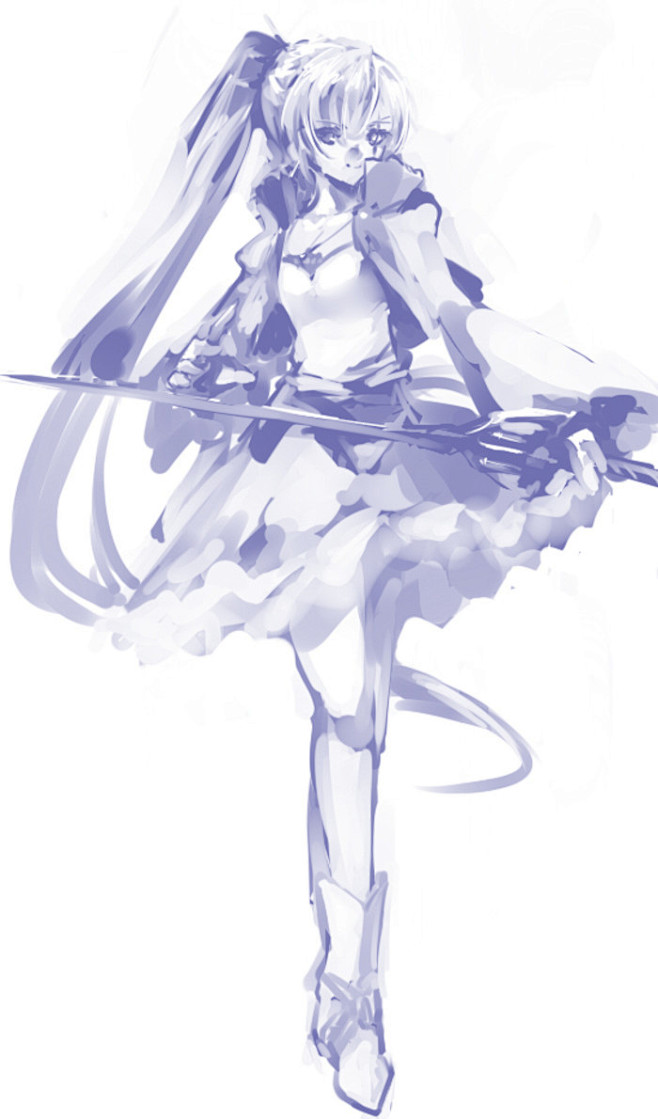 （套图）动漫 插画 RWBY 少女 封面...