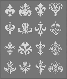 采集超级霸王龙采集到皇冠【免抠png素材篇】欧式古典西方花纹花边png