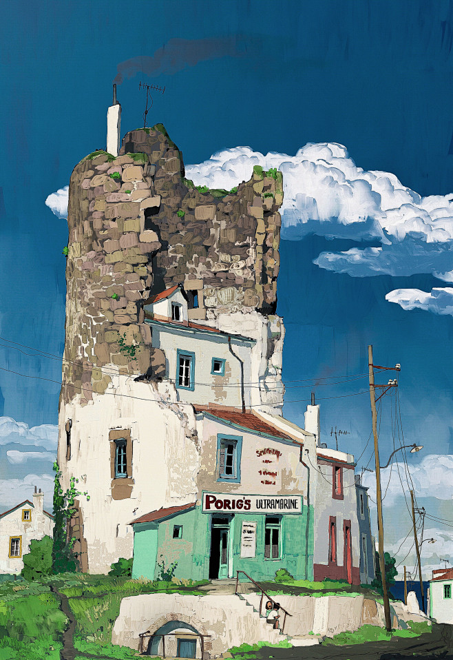 Hollow tower