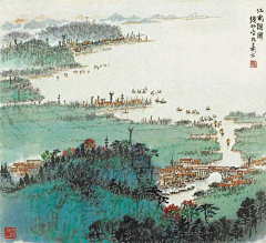 花间晓梦采集到画-山水