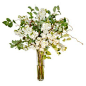 Check out this item at One Kings Lane! Blossom W/Berries In Glass Vase: 