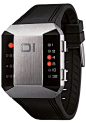 01 the One SC115R3 Split Screen Binary LED    SPLIT SCREEN    Stainless Steel Binary LED    A eye catching LED watch that displays the time using binary format. Quoted as "Chronometry for intelligent minds".