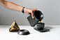 Press : Sculptural coffee-ware that is both ethical and elegant. 3d Printed and handcrafted by artisans