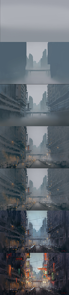 欧美写实场景（城市）-花瓣网|陪你做生活的设计师 | 2016.9.17 by des zhu on ArtStation.