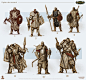 Pathfinder: Kingmaker| Fighter Class, Konstantin Vavilov : Reserch and design done for Pathfinder: Kingmaker. I did it as an artist and as a founder of Dagger Crown Studio - be sure to check out the Studio profile - there you will find a lot of cool art a