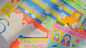 calendar ILLUSTRATION  risograph todays