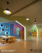 #幼儿园设计# 红花幼儿园-装修设计效果图-妇幼空间设计..设计师作品-设计本