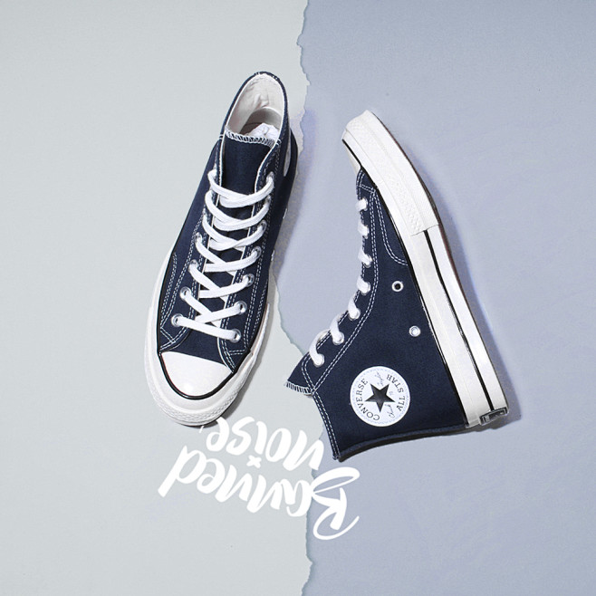 Converse/匡威 1970S 三星标午夜蓝深蓝高低帮男女帆布鞋 164945C-淘宝网