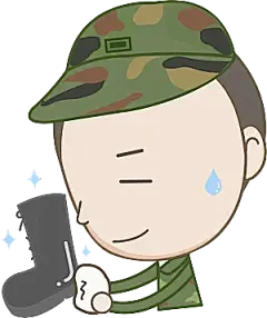 军人卡通迷彩服战士手绘解放军手绘素材