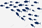 蓝色深海海洋鱼群矢量图 免费下载 页面网页 平面电商 创意素材