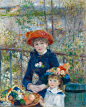 Two Sisters, oil on canvas, 1881, Art Institute of Chicago